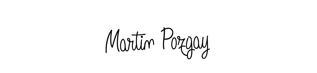 You should practise on your own different ways (Angelique-Rose-font-FFP) to write your name (Martin Pozgay) in signature. don't let someone else do it for you. Martin Pozgay signature style 5 images and pictures png