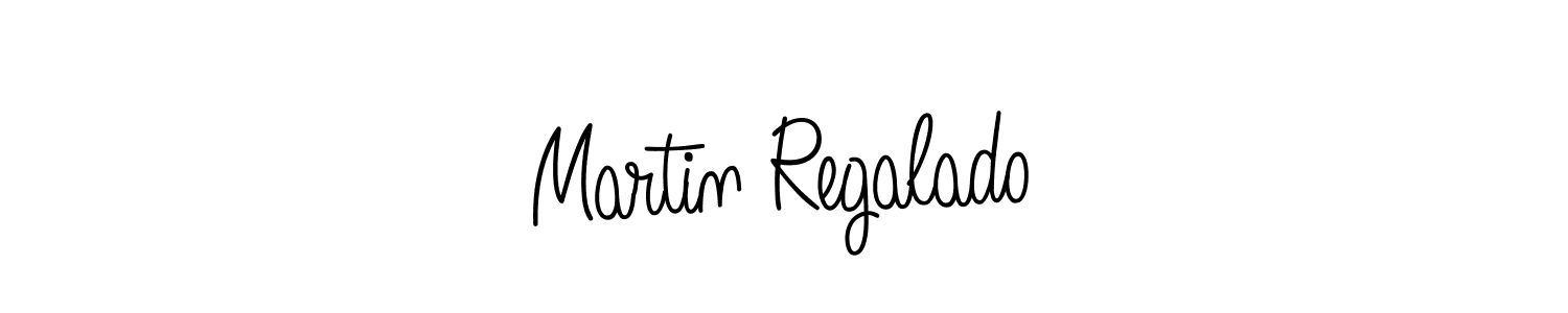 Martin Regalado stylish signature style. Best Handwritten Sign (Angelique-Rose-font-FFP) for my name. Handwritten Signature Collection Ideas for my name Martin Regalado. Martin Regalado signature style 5 images and pictures png