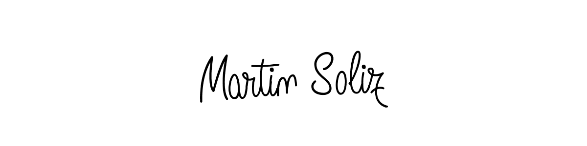 How to make Martin Soliz signature? Angelique-Rose-font-FFP is a professional autograph style. Create handwritten signature for Martin Soliz name. Martin Soliz signature style 5 images and pictures png