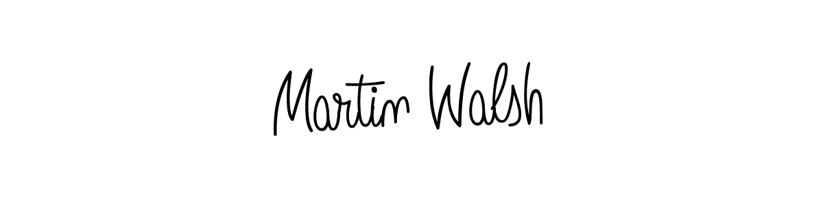 The best way (Angelique-Rose-font-FFP) to make a short signature is to pick only two or three words in your name. The name Martin Walsh include a total of six letters. For converting this name. Martin Walsh signature style 5 images and pictures png