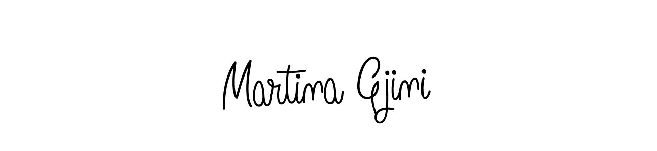 Make a short Martina Gjini signature style. Manage your documents anywhere anytime using Angelique-Rose-font-FFP. Create and add eSignatures, submit forms, share and send files easily. Martina Gjini signature style 5 images and pictures png