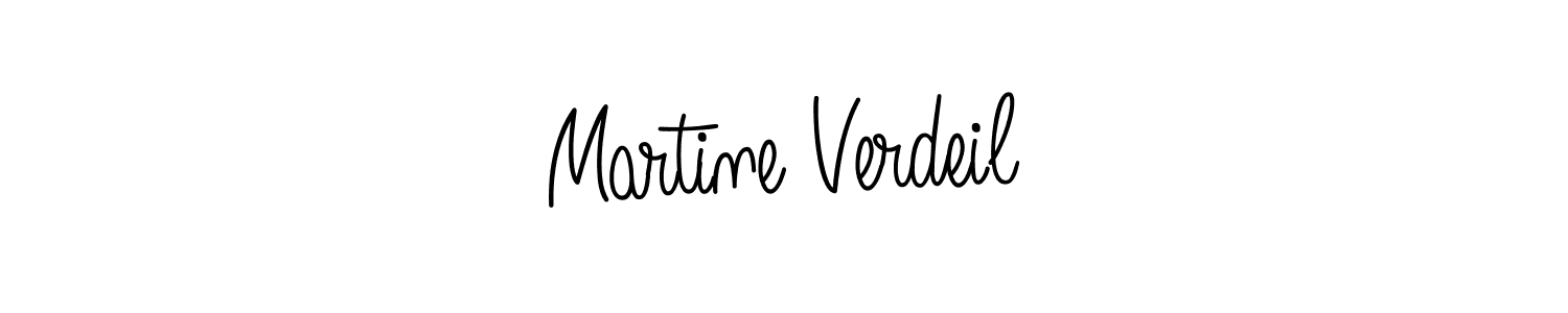 Design your own signature with our free online signature maker. With this signature software, you can create a handwritten (Angelique-Rose-font-FFP) signature for name Martine Verdeil. Martine Verdeil signature style 5 images and pictures png