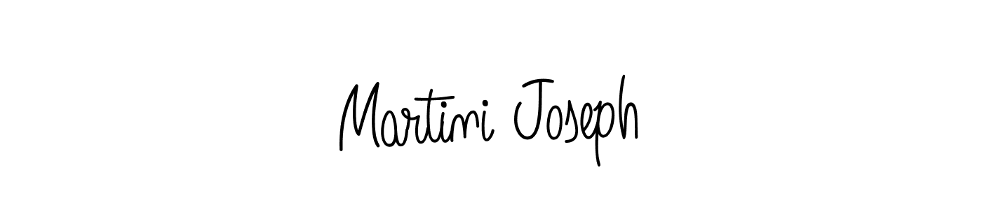 The best way (Angelique-Rose-font-FFP) to make a short signature is to pick only two or three words in your name. The name Martini Joseph include a total of six letters. For converting this name. Martini Joseph signature style 5 images and pictures png