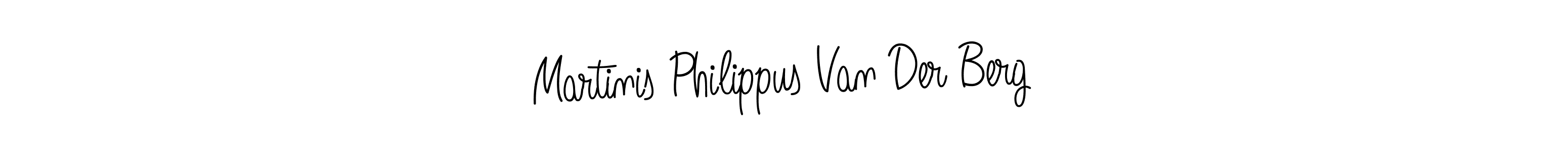 How to make Martinis Philippus Van Der Berg name signature. Use Angelique-Rose-font-FFP style for creating short signs online. This is the latest handwritten sign. Martinis Philippus Van Der Berg signature style 5 images and pictures png