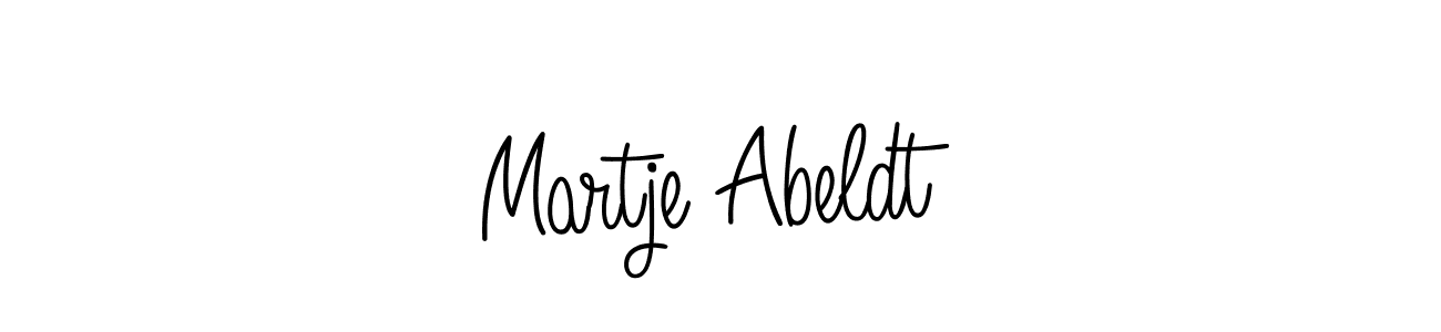 It looks lik you need a new signature style for name Martje Abeldt. Design unique handwritten (Angelique-Rose-font-FFP) signature with our free signature maker in just a few clicks. Martje Abeldt signature style 5 images and pictures png