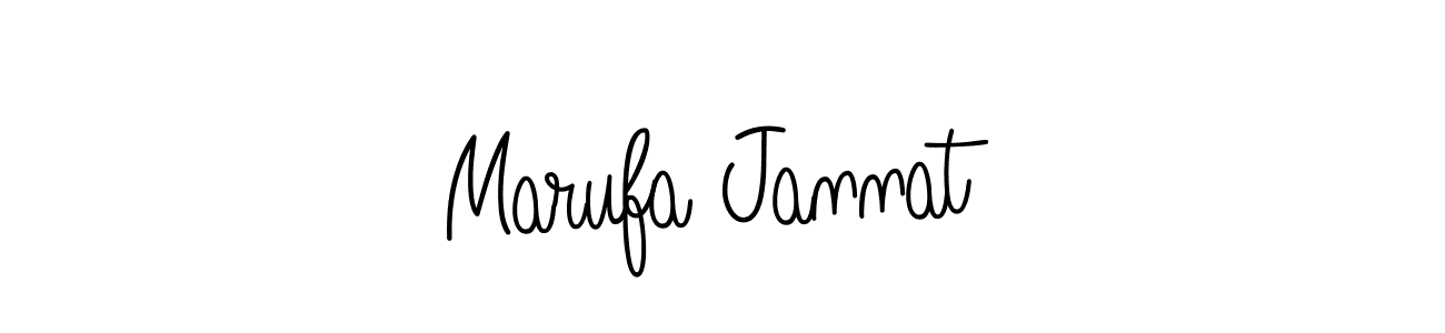 How to make Marufa Jannat signature? Angelique-Rose-font-FFP is a professional autograph style. Create handwritten signature for Marufa Jannat name. Marufa Jannat signature style 5 images and pictures png