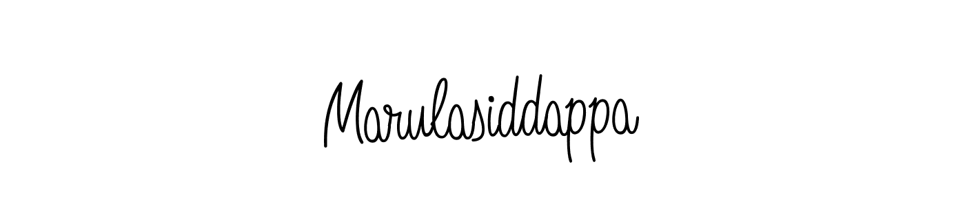 Marulasiddappa stylish signature style. Best Handwritten Sign (Angelique-Rose-font-FFP) for my name. Handwritten Signature Collection Ideas for my name Marulasiddappa. Marulasiddappa signature style 5 images and pictures png