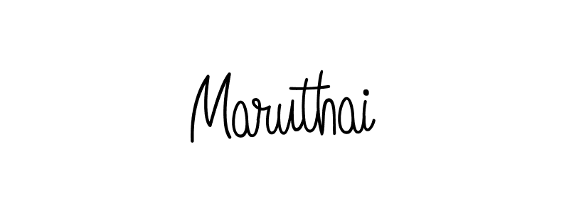How to make Maruthai signature? Angelique-Rose-font-FFP is a professional autograph style. Create handwritten signature for Maruthai name. Maruthai signature style 5 images and pictures png