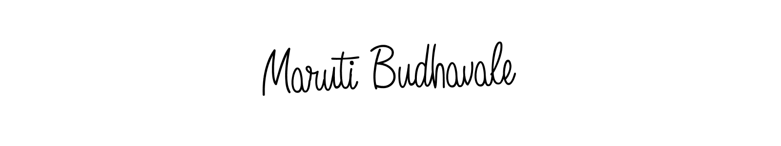 Create a beautiful signature design for name Maruti Budhavale. With this signature (Angelique-Rose-font-FFP) fonts, you can make a handwritten signature for free. Maruti Budhavale signature style 5 images and pictures png