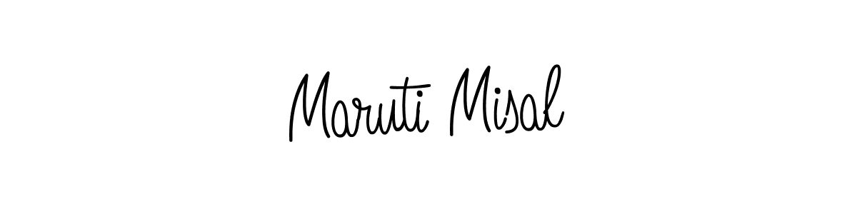 You should practise on your own different ways (Angelique-Rose-font-FFP) to write your name (Maruti Misal) in signature. don't let someone else do it for you. Maruti Misal signature style 5 images and pictures png