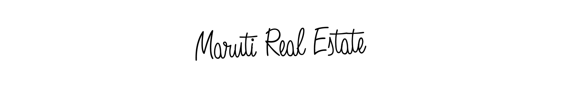 The best way (Angelique-Rose-font-FFP) to make a short signature is to pick only two or three words in your name. The name Maruti Real Estate include a total of six letters. For converting this name. Maruti Real Estate signature style 5 images and pictures png