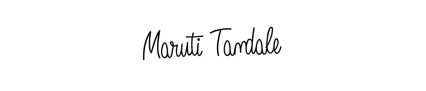 Once you've used our free online signature maker to create your best signature Angelique-Rose-font-FFP style, it's time to enjoy all of the benefits that Maruti Tandale name signing documents. Maruti Tandale signature style 5 images and pictures png