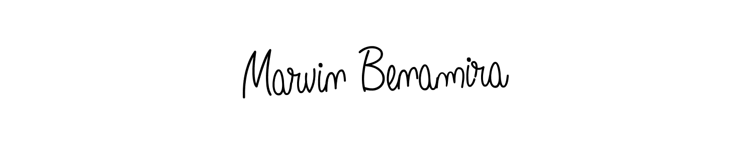 How to make Marvin Benamira signature? Angelique-Rose-font-FFP is a professional autograph style. Create handwritten signature for Marvin Benamira name. Marvin Benamira signature style 5 images and pictures png