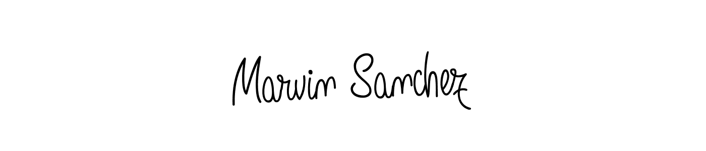 if you are searching for the best signature style for your name Marvin Sanchez. so please give up your signature search. here we have designed multiple signature styles  using Angelique-Rose-font-FFP. Marvin Sanchez signature style 5 images and pictures png
