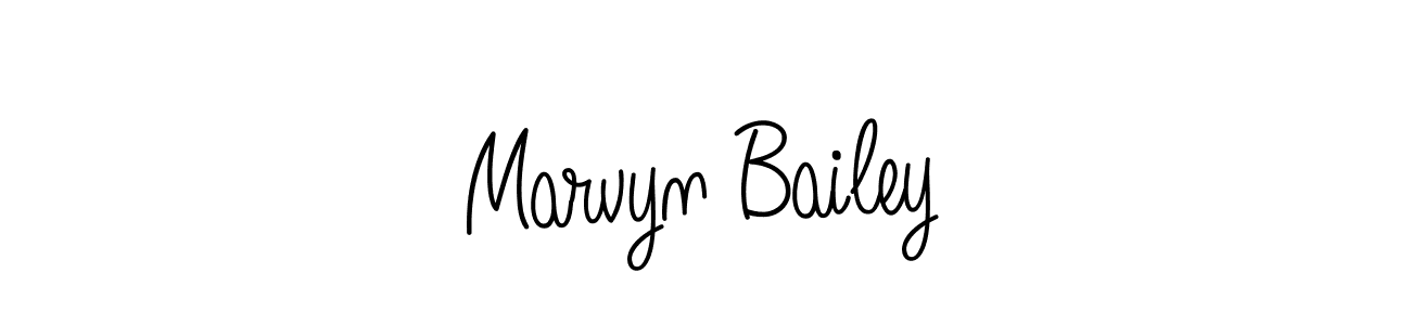 How to make Marvyn Bailey signature? Angelique-Rose-font-FFP is a professional autograph style. Create handwritten signature for Marvyn Bailey name. Marvyn Bailey signature style 5 images and pictures png