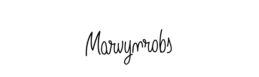 How to make Marvynrobs signature? Angelique-Rose-font-FFP is a professional autograph style. Create handwritten signature for Marvynrobs name. Marvynrobs signature style 5 images and pictures png