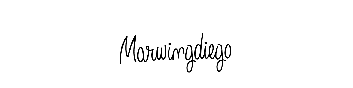 Make a beautiful signature design for name Marwingdiego. Use this online signature maker to create a handwritten signature for free. Marwingdiego signature style 5 images and pictures png