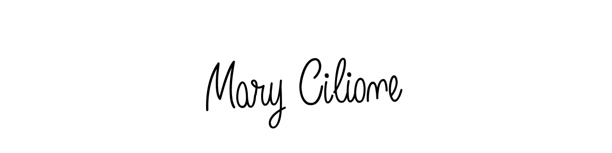 How to Draw Mary Cilione signature style? Angelique-Rose-font-FFP is a latest design signature styles for name Mary Cilione. Mary Cilione signature style 5 images and pictures png