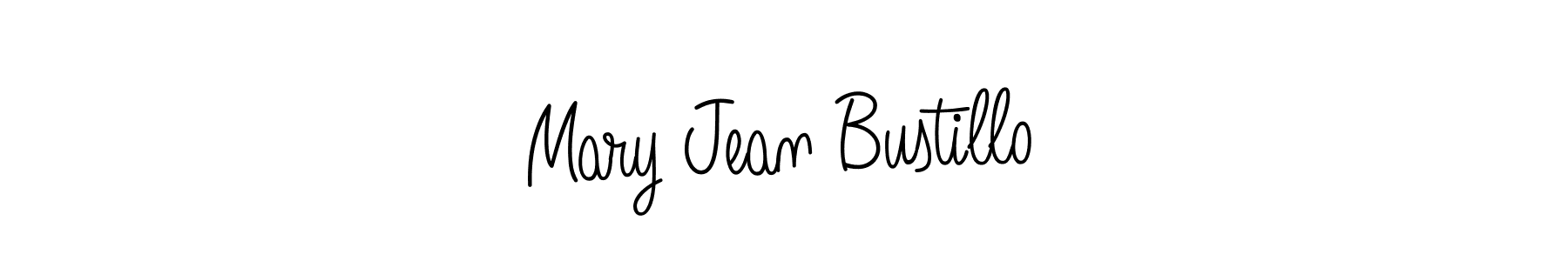 How to make Mary Jean Bustillo name signature. Use Angelique-Rose-font-FFP style for creating short signs online. This is the latest handwritten sign. Mary Jean Bustillo signature style 5 images and pictures png