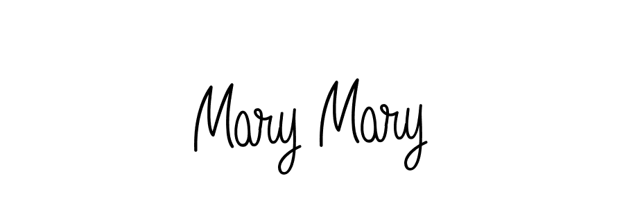 Design your own signature with our free online signature maker. With this signature software, you can create a handwritten (Angelique-Rose-font-FFP) signature for name Mary Mary. Mary Mary signature style 5 images and pictures png