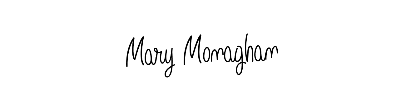 Design your own signature with our free online signature maker. With this signature software, you can create a handwritten (Angelique-Rose-font-FFP) signature for name Mary Monaghan. Mary Monaghan signature style 5 images and pictures png