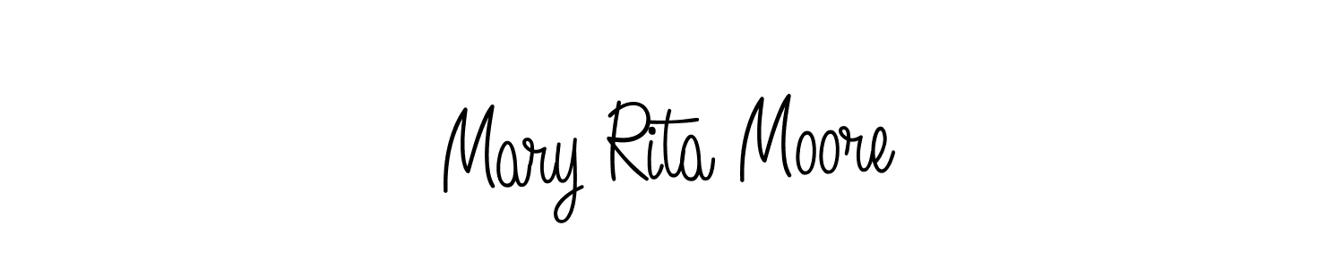 How to make Mary Rita Moore signature? Angelique-Rose-font-FFP is a professional autograph style. Create handwritten signature for Mary Rita Moore name. Mary Rita Moore signature style 5 images and pictures png