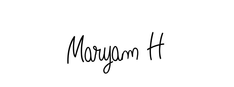 Similarly Angelique-Rose-font-FFP is the best handwritten signature design. Signature creator online .You can use it as an online autograph creator for name Maryam H. Maryam H signature style 5 images and pictures png