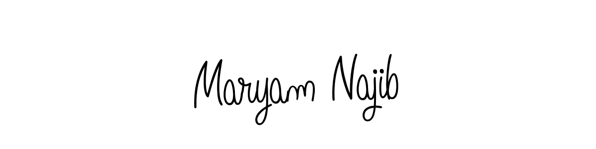 Best and Professional Signature Style for Maryam Najib. Angelique-Rose-font-FFP Best Signature Style Collection. Maryam Najib signature style 5 images and pictures png