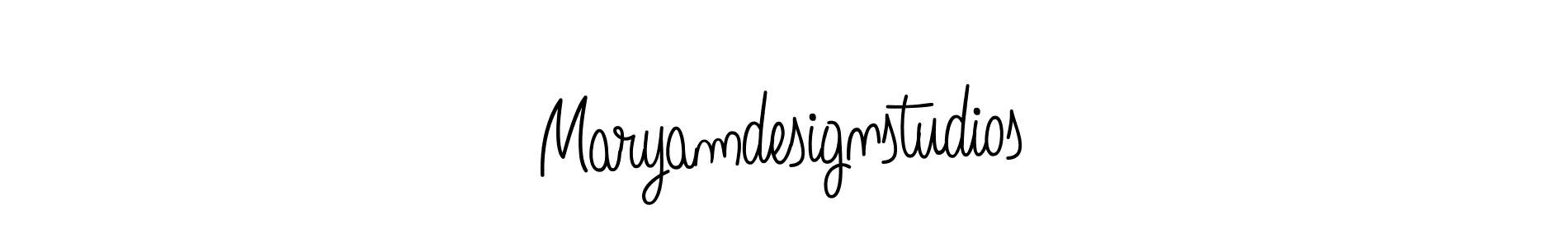 Angelique-Rose-font-FFP is a professional signature style that is perfect for those who want to add a touch of class to their signature. It is also a great choice for those who want to make their signature more unique. Get Maryamdesignstudios name to fancy signature for free. Maryamdesignstudios signature style 5 images and pictures png