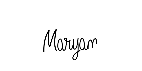 How to Draw Maryan signature style? Angelique-Rose-font-FFP is a latest design signature styles for name Maryan. Maryan signature style 5 images and pictures png