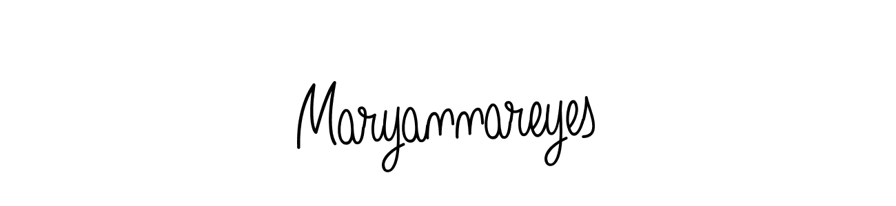 Create a beautiful signature design for name Maryannareyes. With this signature (Angelique-Rose-font-FFP) fonts, you can make a handwritten signature for free. Maryannareyes signature style 5 images and pictures png