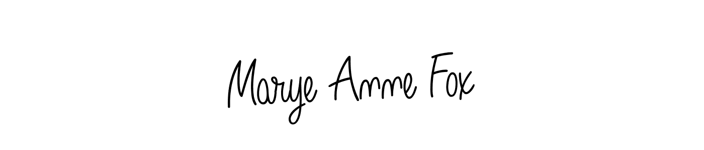 Also we have Marye Anne Fox name is the best signature style. Create professional handwritten signature collection using Angelique-Rose-font-FFP autograph style. Marye Anne Fox signature style 5 images and pictures png