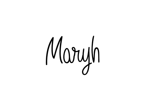 How to make Maryh signature? Angelique-Rose-font-FFP is a professional autograph style. Create handwritten signature for Maryh name. Maryh signature style 5 images and pictures png
