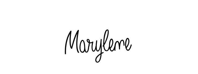 The best way (Angelique-Rose-font-FFP) to make a short signature is to pick only two or three words in your name. The name Marylene include a total of six letters. For converting this name. Marylene signature style 5 images and pictures png
