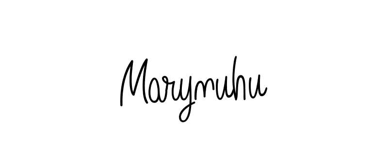 Check out images of Autograph of Marynuhu name. Actor Marynuhu Signature Style. Angelique-Rose-font-FFP is a professional sign style online. Marynuhu signature style 5 images and pictures png