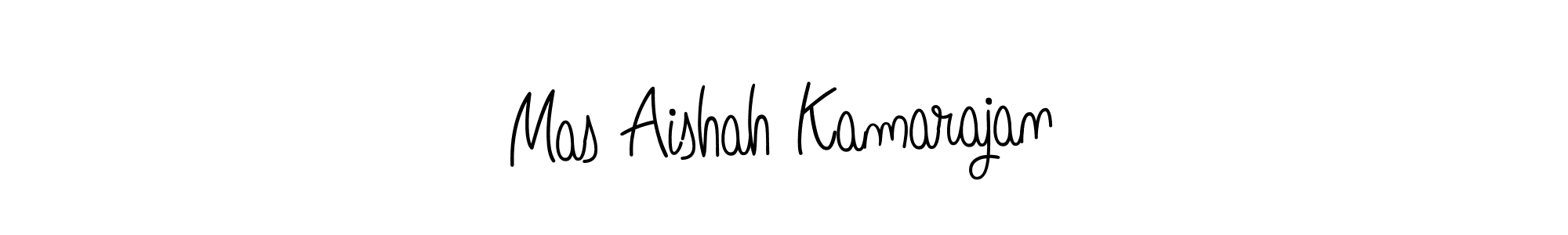 How to Draw Mas Aishah Kamarajan signature style? Angelique-Rose-font-FFP is a latest design signature styles for name Mas Aishah Kamarajan. Mas Aishah Kamarajan signature style 5 images and pictures png