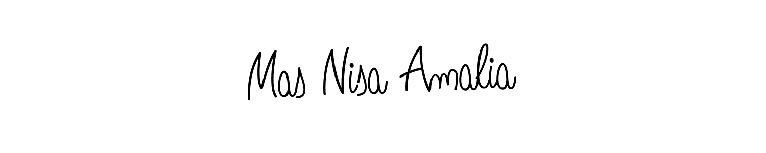 This is the best signature style for the Mas Nisa Amalia name. Also you like these signature font (Angelique-Rose-font-FFP). Mix name signature. Mas Nisa Amalia signature style 5 images and pictures png