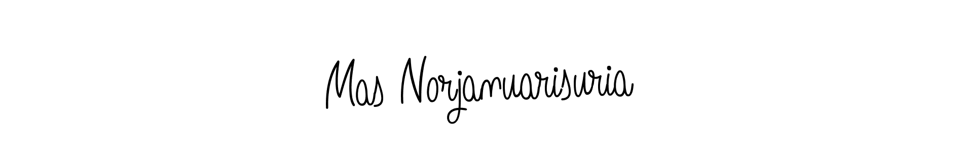You can use this online signature creator to create a handwritten signature for the name Mas Norjanuarisuria. This is the best online autograph maker. Mas Norjanuarisuria signature style 5 images and pictures png