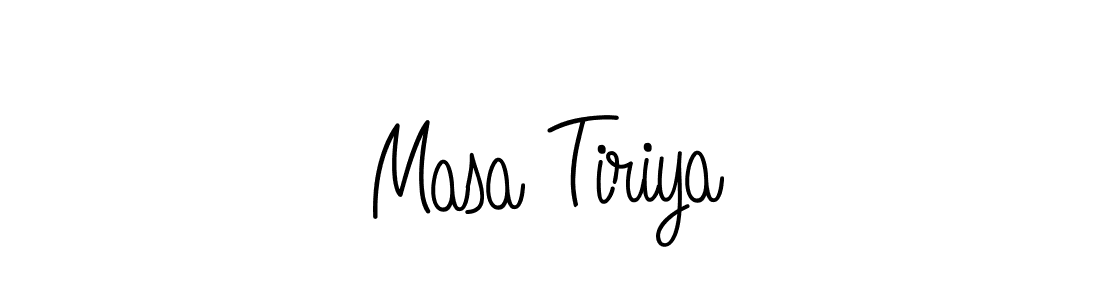 Also You can easily find your signature by using the search form. We will create Masa Tiriya name handwritten signature images for you free of cost using Angelique-Rose-font-FFP sign style. Masa Tiriya signature style 5 images and pictures png