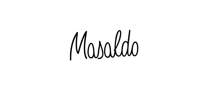 Also we have Masaldo name is the best signature style. Create professional handwritten signature collection using Angelique-Rose-font-FFP autograph style. Masaldo signature style 5 images and pictures png