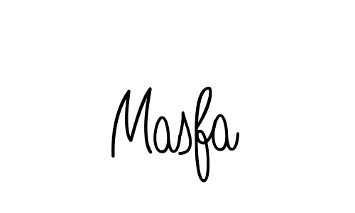 Create a beautiful signature design for name Masfa. With this signature (Angelique-Rose-font-FFP) fonts, you can make a handwritten signature for free. Masfa signature style 5 images and pictures png