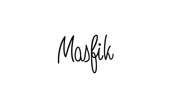 Create a beautiful signature design for name Masfik. With this signature (Angelique-Rose-font-FFP) fonts, you can make a handwritten signature for free. Masfik signature style 5 images and pictures png
