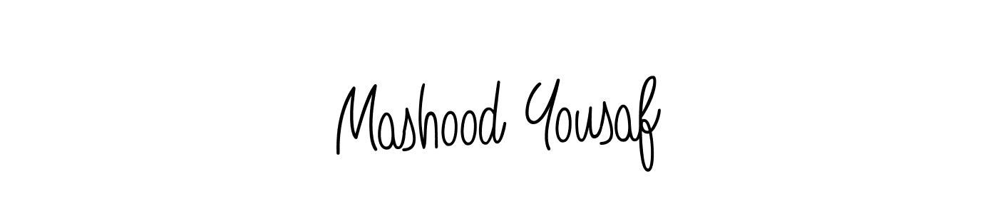 if you are searching for the best signature style for your name Mashood Yousaf. so please give up your signature search. here we have designed multiple signature styles  using Angelique-Rose-font-FFP. Mashood Yousaf signature style 5 images and pictures png