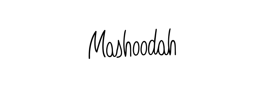 How to Draw Mashoodah signature style? Angelique-Rose-font-FFP is a latest design signature styles for name Mashoodah. Mashoodah signature style 5 images and pictures png