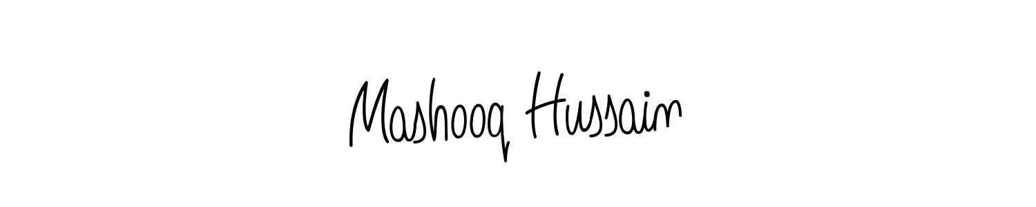 Design your own signature with our free online signature maker. With this signature software, you can create a handwritten (Angelique-Rose-font-FFP) signature for name Mashooq Hussain. Mashooq Hussain signature style 5 images and pictures png