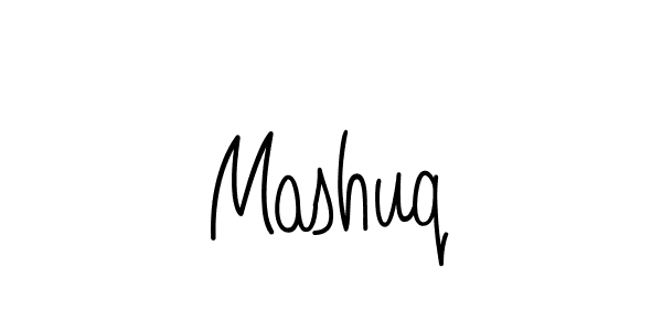 Also we have Mashuq name is the best signature style. Create professional handwritten signature collection using Angelique-Rose-font-FFP autograph style. Mashuq signature style 5 images and pictures png