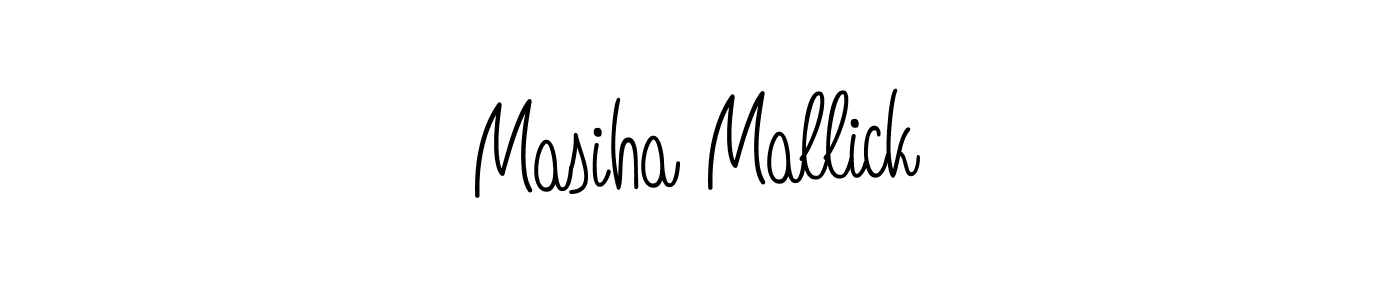 It looks lik you need a new signature style for name Masiha Mallick. Design unique handwritten (Angelique-Rose-font-FFP) signature with our free signature maker in just a few clicks. Masiha Mallick signature style 5 images and pictures png
