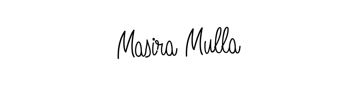 Design your own signature with our free online signature maker. With this signature software, you can create a handwritten (Angelique-Rose-font-FFP) signature for name Masira Mulla. Masira Mulla signature style 5 images and pictures png
