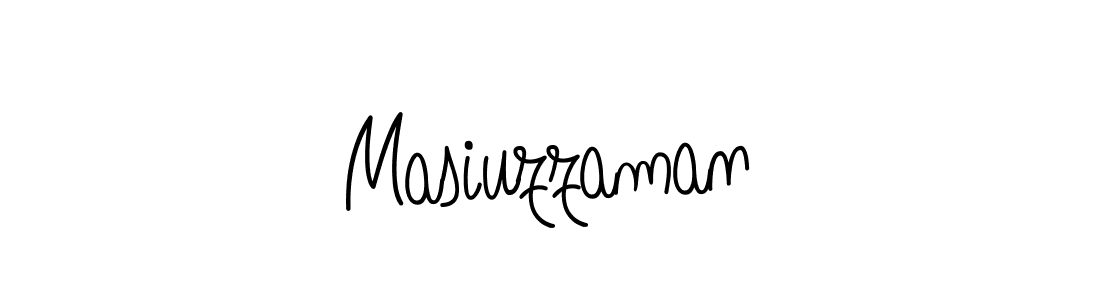 You should practise on your own different ways (Angelique-Rose-font-FFP) to write your name (Masiuzzaman) in signature. don't let someone else do it for you. Masiuzzaman signature style 5 images and pictures png