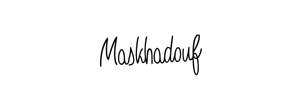 Also You can easily find your signature by using the search form. We will create Maskhadouf name handwritten signature images for you free of cost using Angelique-Rose-font-FFP sign style. Maskhadouf signature style 5 images and pictures png